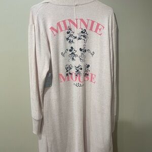 Disney Minnie Mouse Pink and Cream Robe